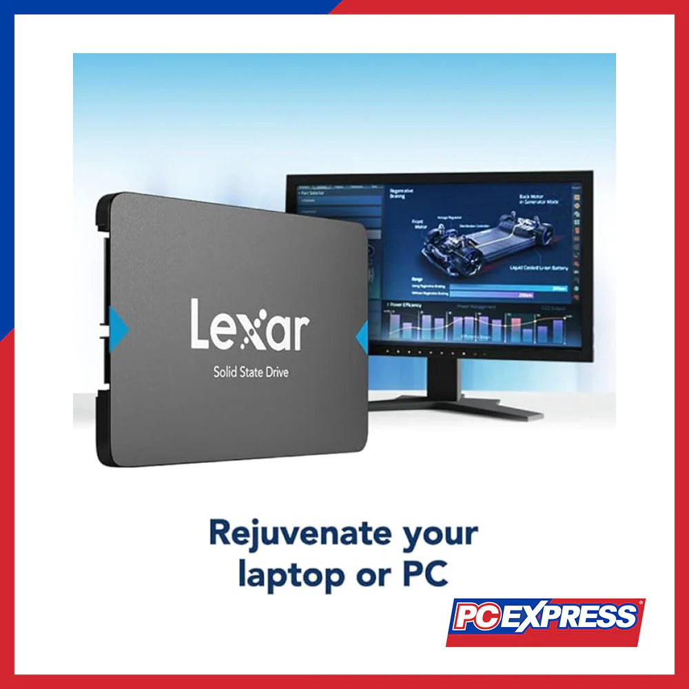 LEXAR 512GB NS100 2.5 (LNS100-512RB) Solid State Drive - Image 4